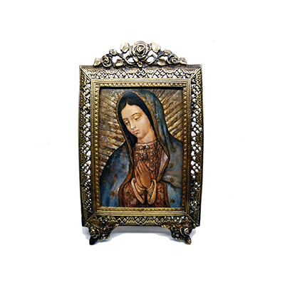 Cuadro Zamac Extragrande Cara Virgen De Guadalupe